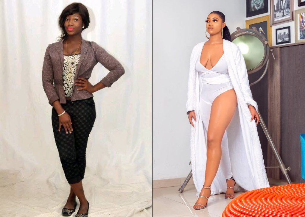 Throwback photo of Tacha