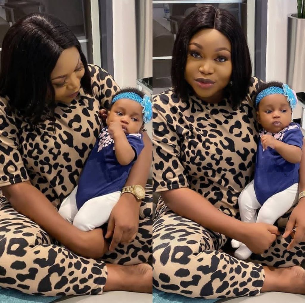 Ruth Kadiri and Her baby