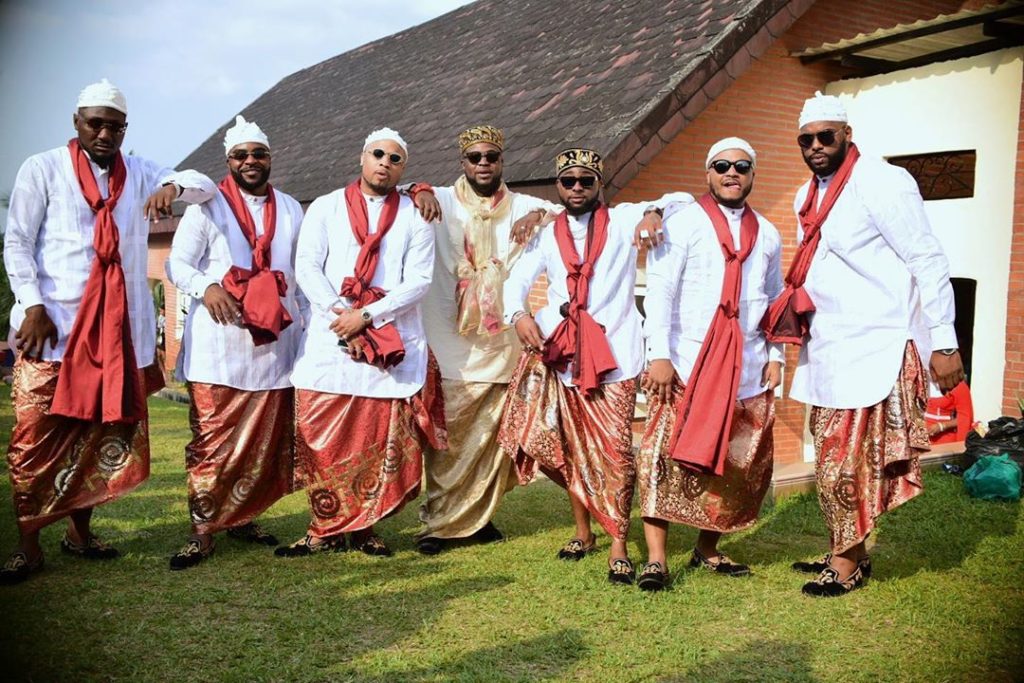 Davido at his brother's wedding