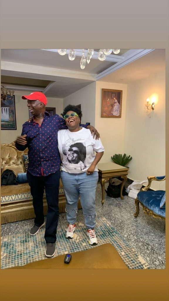 Teni and Ned Nwoko