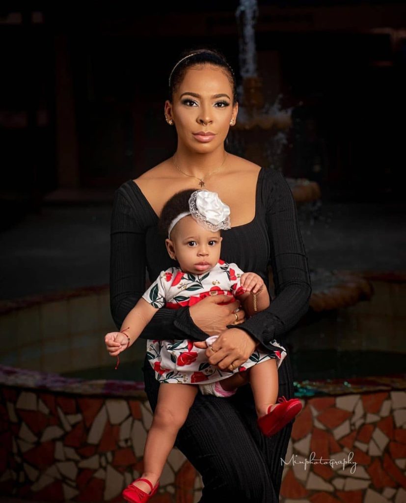 Tboss and her baby