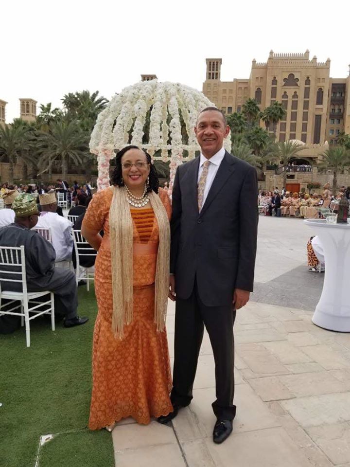 Ben Murray-Bruce and Wife Evelyn