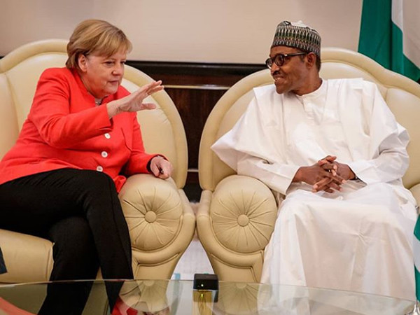Buhari with German president