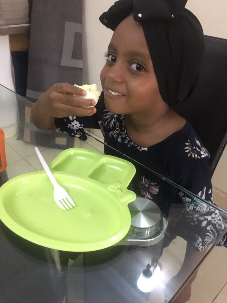 Lil girl fasting