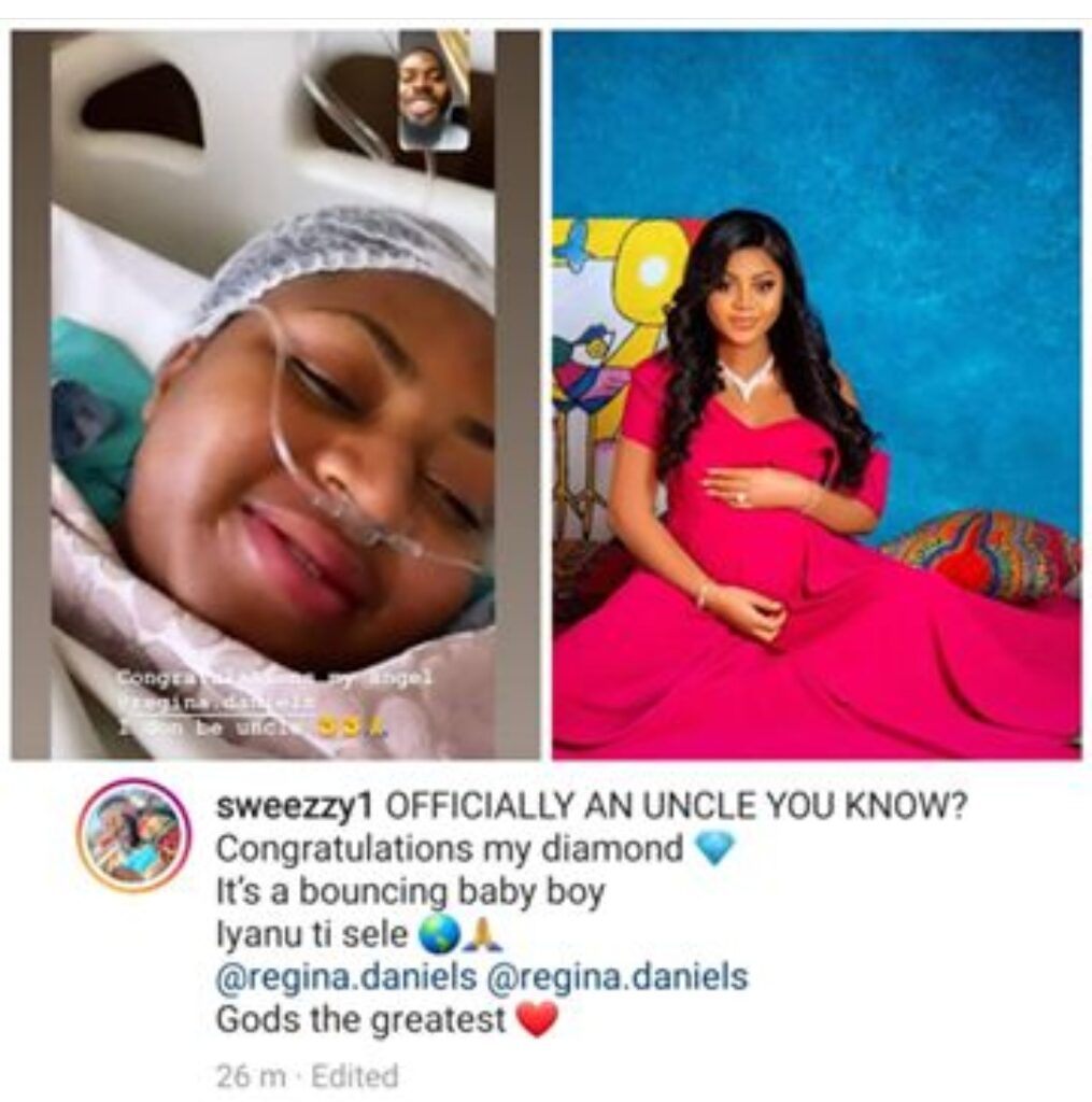 Regina Daniels baby