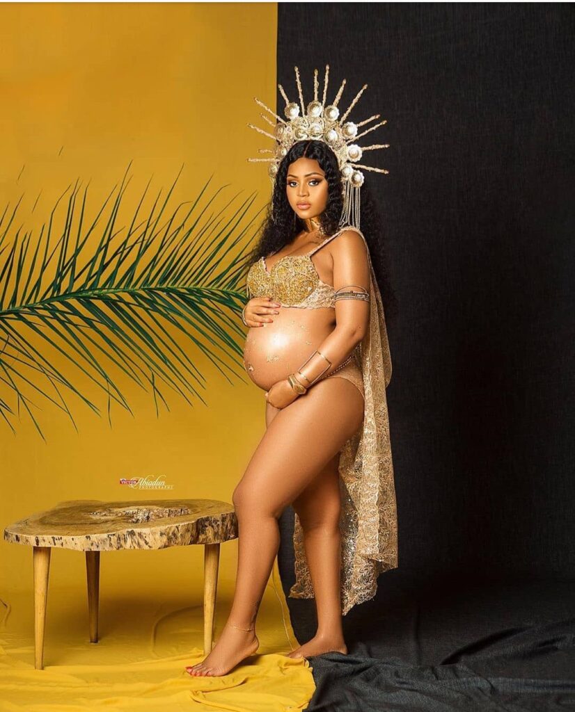 Regina Daniels Maternity