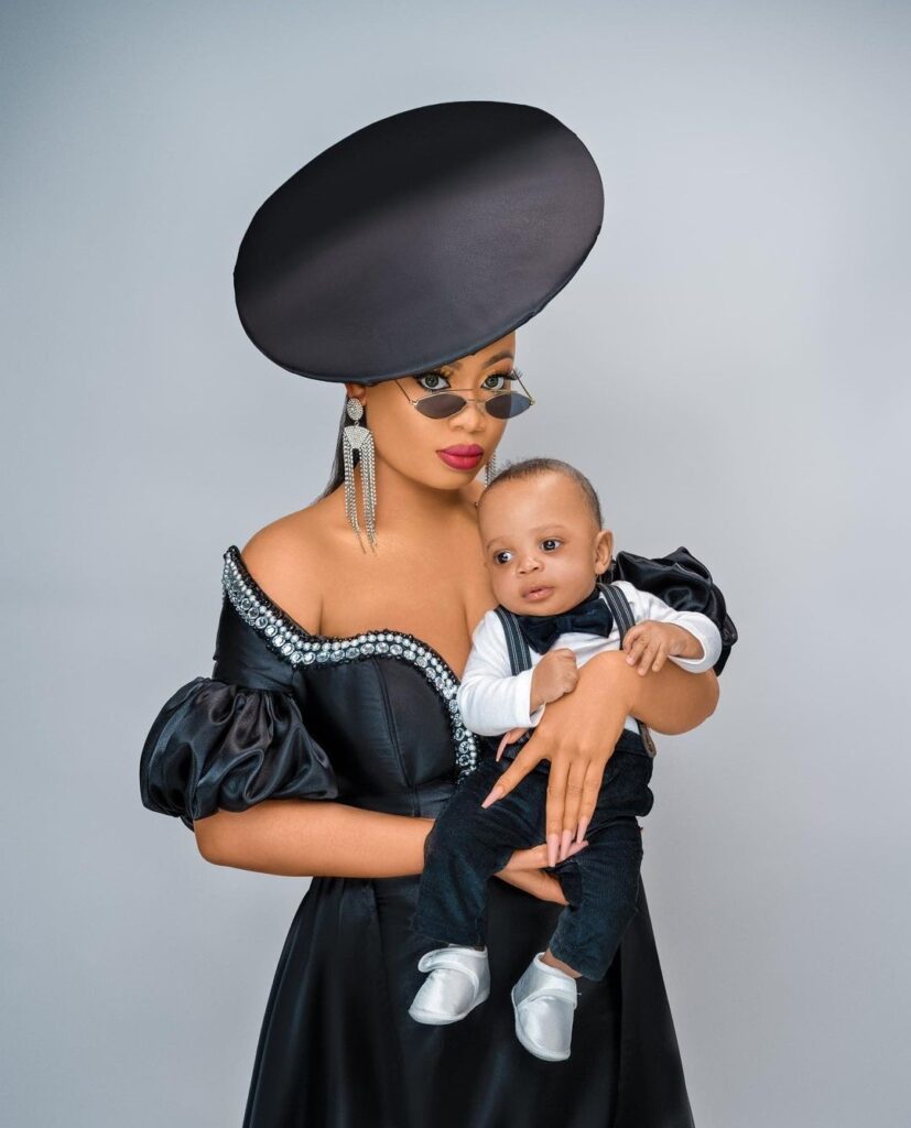 Nina Ivy and Her son