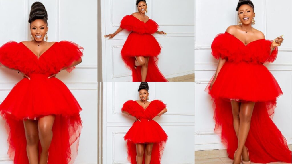 Mercy Eke releases stunning Christmas themed Photos