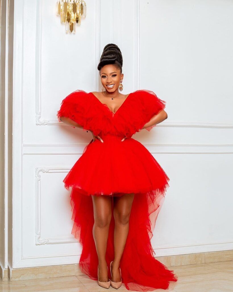 Mercy Eke releases stunning Christmas themed Photos