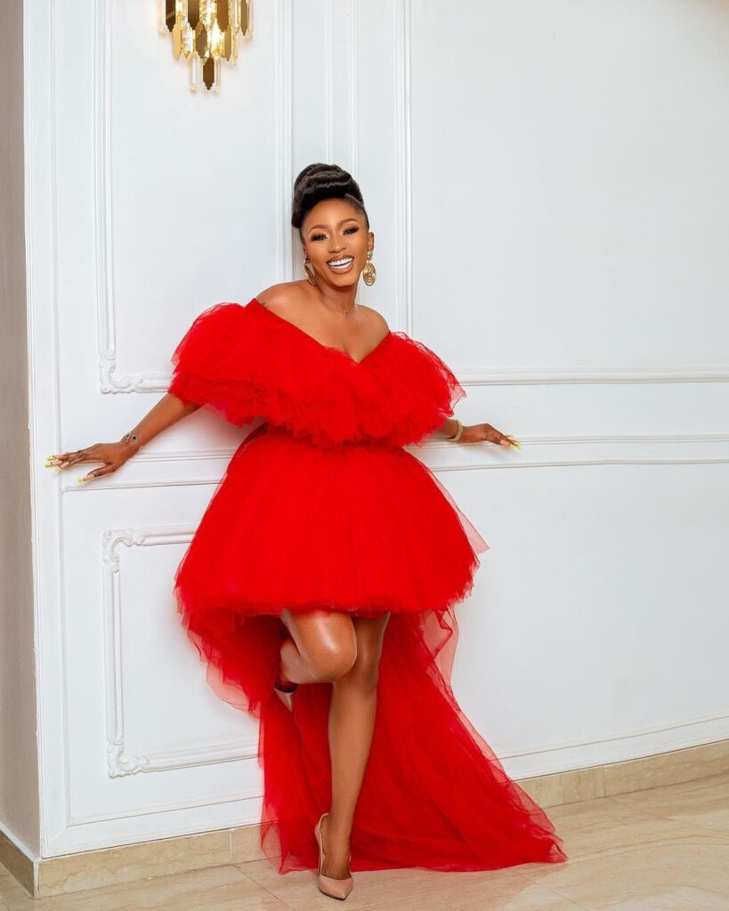 Mercy Eke releases stunning Christmas themed Photos