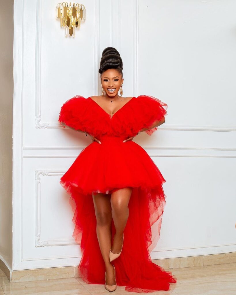 Mercy Eke releases stunning Christmas themed Photos