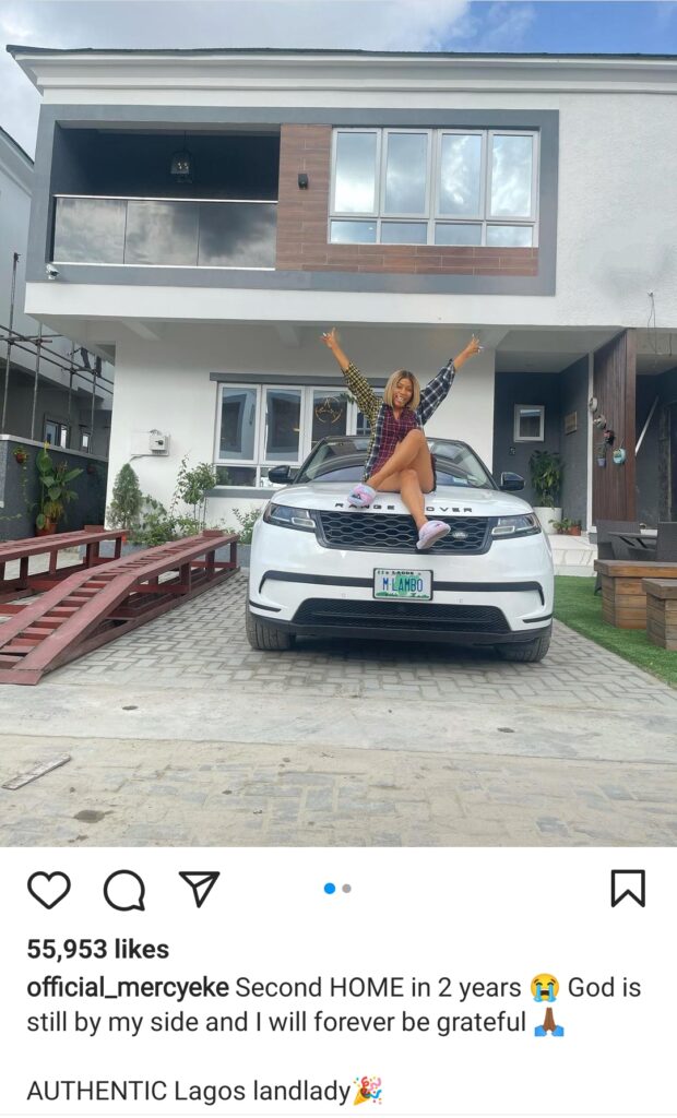 Mercy Eke buys new house