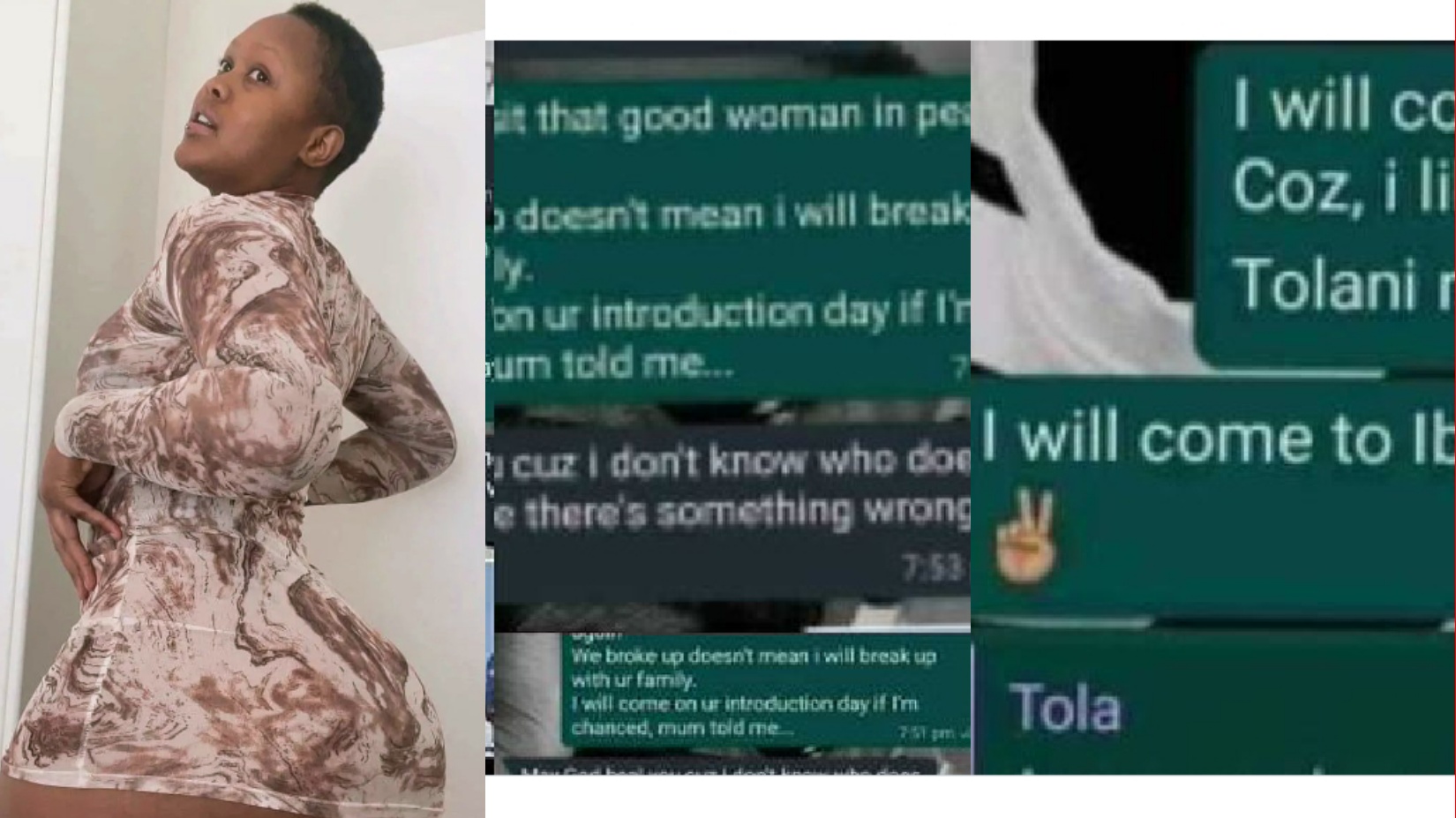 Leaked WhatsApp chat between bride-to-be and her former lover